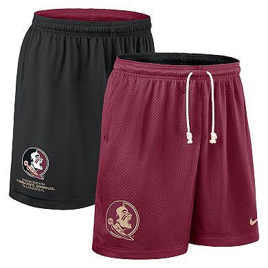 Men's Nike Garnet/Black Florida State Seminoles 2025 Sideline Reversible Performance Shorts