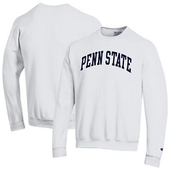 Men's Champion White Penn State Nittany Lions Basic Arch Fleece Pullover Sweatshirt