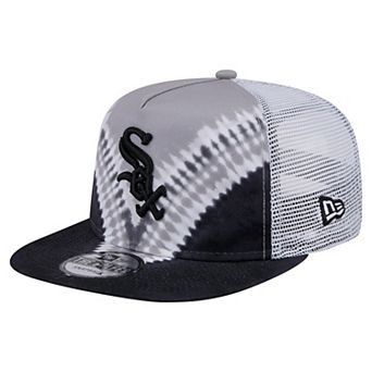 Men's New Era Chicago White Sox Tie-Dye Golfer Trucker Adjustable Hat