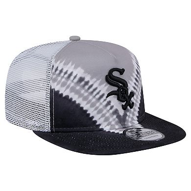 Men's New Era Chicago White Sox Tie-Dye Golfer Trucker Adjustable Hat