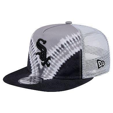 Men's New Era Chicago White Sox Tie-Dye Golfer Trucker Adjustable Hat