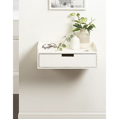 Kitt Floating Shelf Side Table