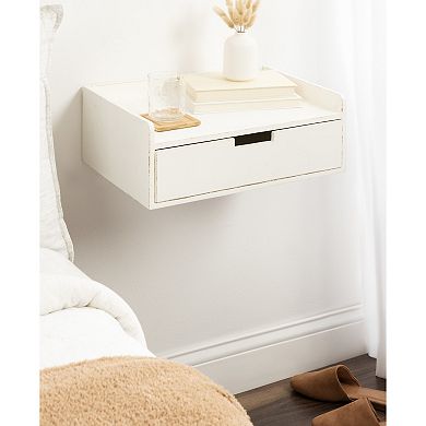Kitt Floating Shelf Side Table
