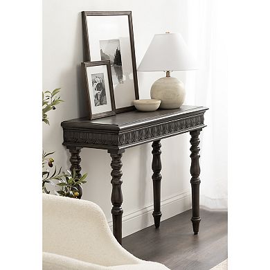 Patresa Carved Wood Console Table