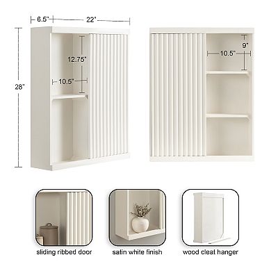 Furrow Tall Wall Cabinet