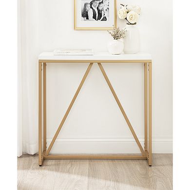 Kaya Wood and Metal Console Table