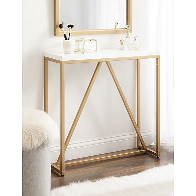 Kaya Wood and Metal Console Table