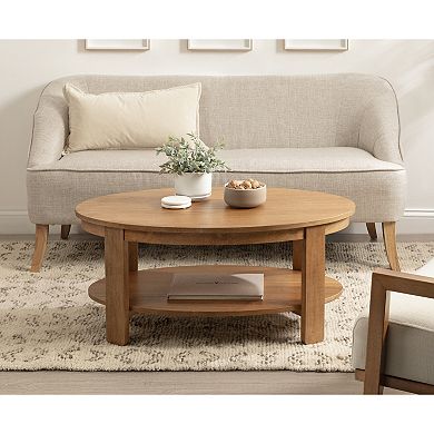 Foxford Oval Wood Coffee Table