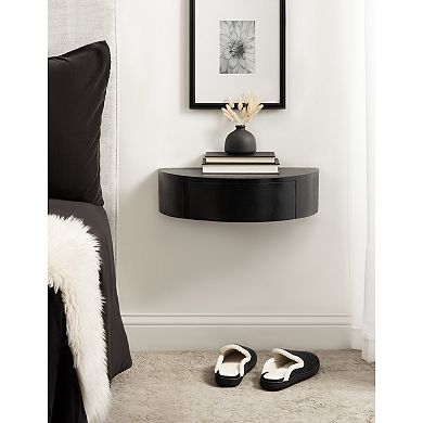 Reid Floating Wood Side Table