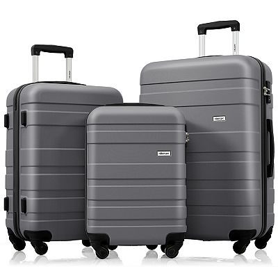 Merax Luggage Sets New Model ABS Hardshell 3pcs