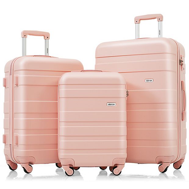 Merax Luggage Sets New Model ABS Hardshell 3pcs