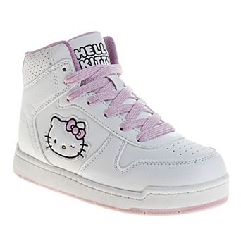 Hello Kitty Little Kids Girls Lace-Up High Top Sneakers