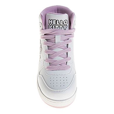 Hello Kitty Little Kids Girls Lace-Up High Top Sneakers