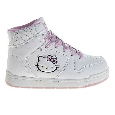 Hello Kitty Little Kids Girls Lace-Up High Top Sneakers