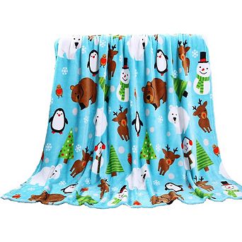 Xmas Throw Blankets, Perfect for The Fall & Winter. Halloween and Christmas Designs