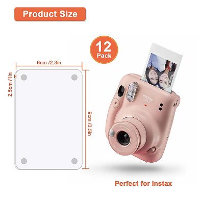 12 Pack High Transparency Acrylic Magnetic Photo Frame for Refrigerator