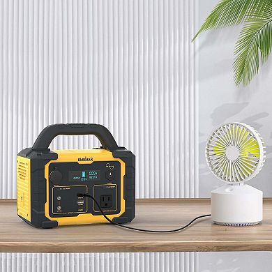 Mondawe 300W Portable Power Station 299.5Wh Solar Generator with AC Outlet for Home Use,Camping