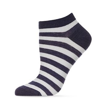 Color Striped Low-cut Women's Anklet Socks