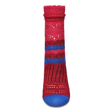 Women's Super Chain Stunning Soft-fit Cotton-rich Crew Sock