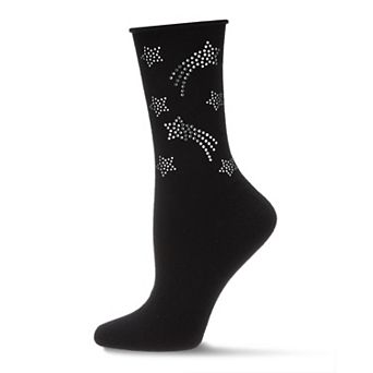 Women's Star Fashion Cotton Blend Crew Sock