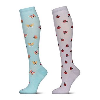 Women's 2 Pair Pack Therapeutic Compression Socks