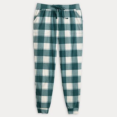 Women's Sonoma Goods For Life® Ribbed Cuffed Holiday Pajama Pants
