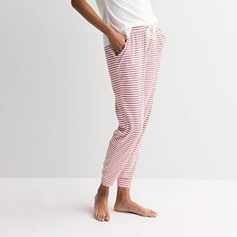 Women's Sonoma Goods For Life® Ribbed Cuffed Holiday Pajama Pants