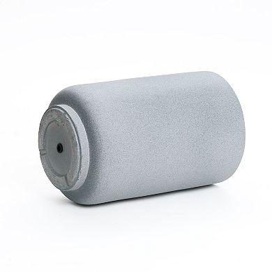 LuxenHome Minimalistic Modern Gray Round MgO Planter