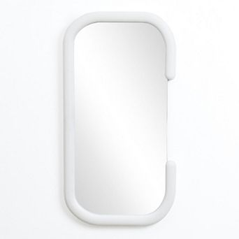 LuxenHome White C-Frame Accent and Vanity Wall Mirror