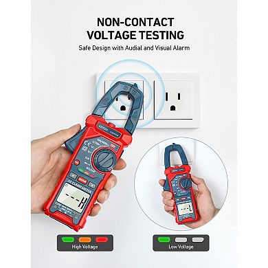AstroAI Digital Clamp Meter Multimeter 2000 Counts Amp Voltage Tester