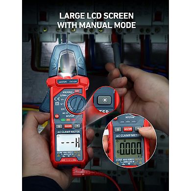 AstroAI Digital Clamp Meter Multimeter 2000 Counts Amp Voltage Tester