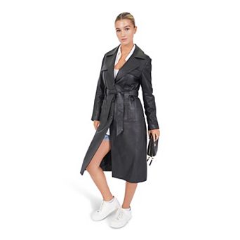 Unstoppable Leather Trench