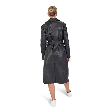 Unstoppable Leather Trench