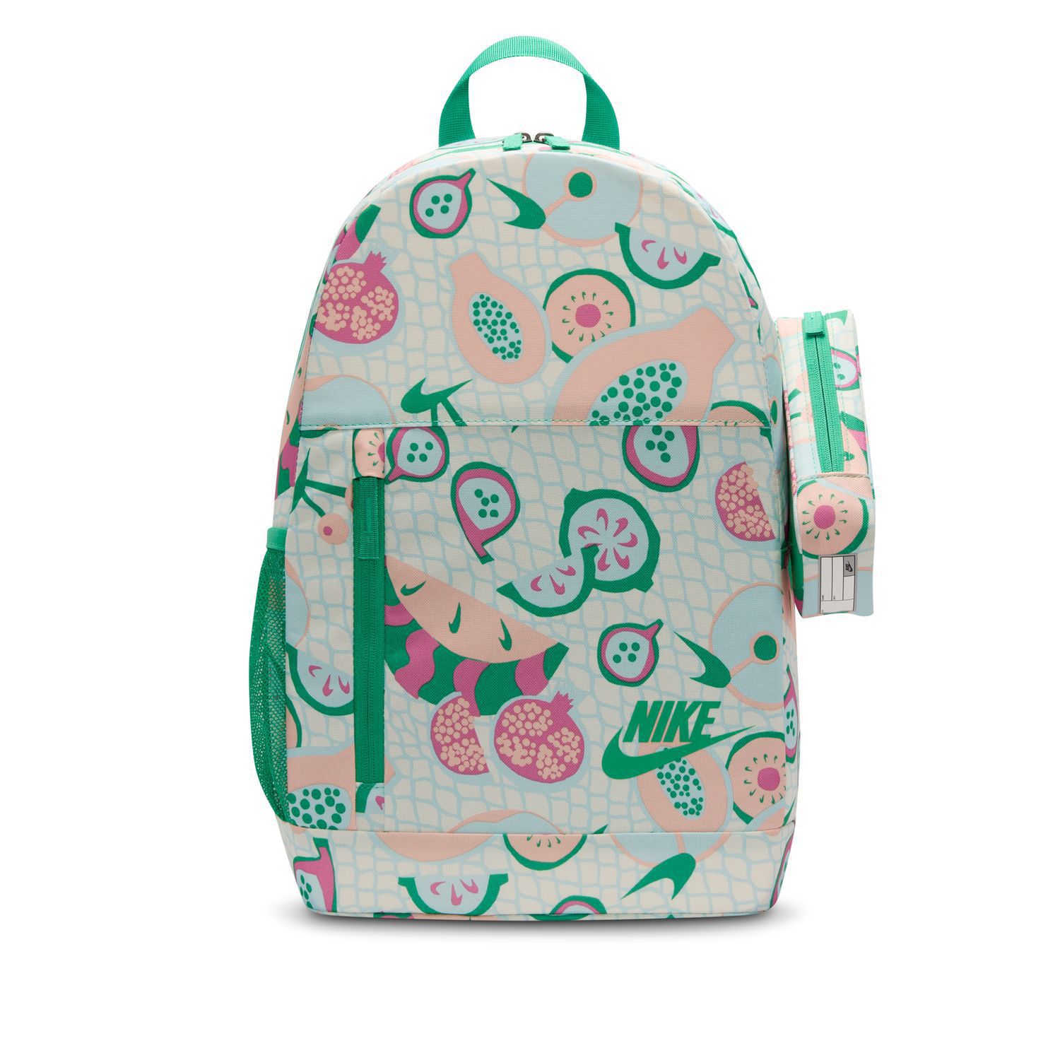 Nike Fruit Print Elemental Kids Backpack - Sail Green