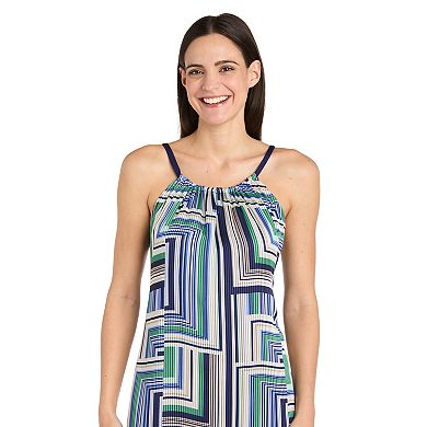 Women's R&M Richards Tie Back Printed Maxi Dress