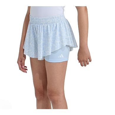 Girls 7-16 adidas Elastic Waistband Printed Flowy Shorts