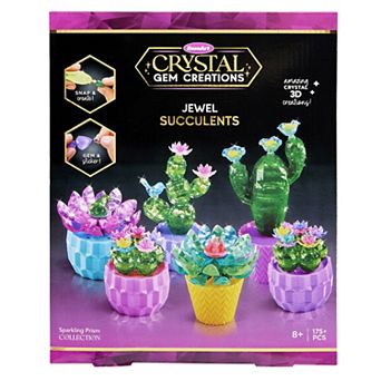 Cra-Z-Art Crystal Gems Jewel Succulents Craft Kit
