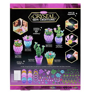 Cra-Z-Art Crystal Gems Jewel Succulents Craft Kit