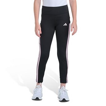 Girls 7-16 adidas Detached Waistband 3-Stripe Cell Phone Pocket Leggings