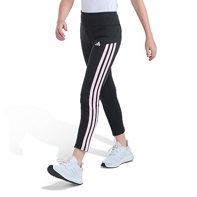 Girls 7-16 adidas Detached Waistband 3-Stripe Cell Phone Pocket Leggings