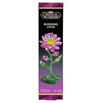 Cra-Z-Art Crystal Gem Creations Sparkling Prism Blooming Lotus Craft Kit