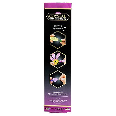 Cra-Z-Art Crystal Gem Creations Sparkling Prism Blooming Lotus Craft Kit