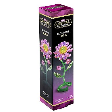 Cra-Z-Art Crystal Gem Creations Sparkling Prism Blooming Lotus Craft Kit