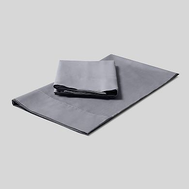 400 Thread Count 100% Organic Cotton Sateen Pillowcase Set