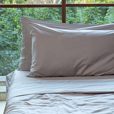 300 Thread Count 100% Organic Cotton Percale Sheet Set