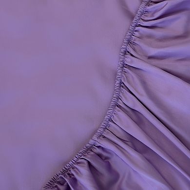 300 Thread Count 100% Organic Cotton Percale Fitted Sheet
