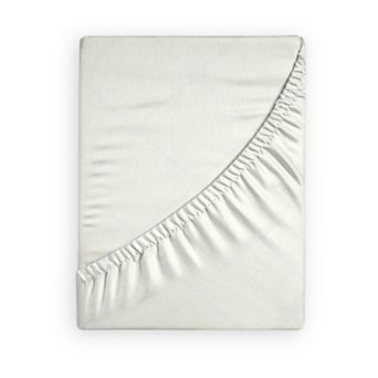 300 Thread Count 100% Organic Cotton Percale Fitted Sheet