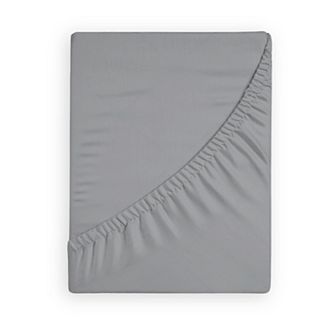 300 Thread Count 100% Organic Cotton Percale Fitted Sheet