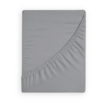 300 Thread Count 100% Organic Cotton Percale Fitted Sheet