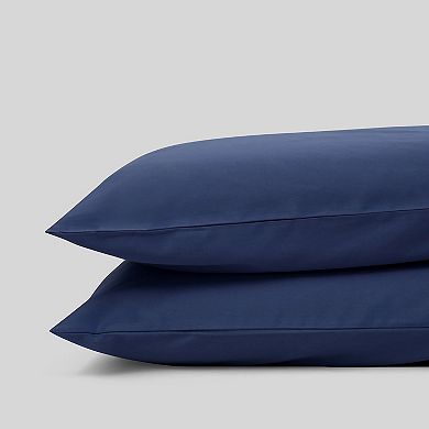 300 Thread Count 100% Organic Cotton Percale Pillowcase Set